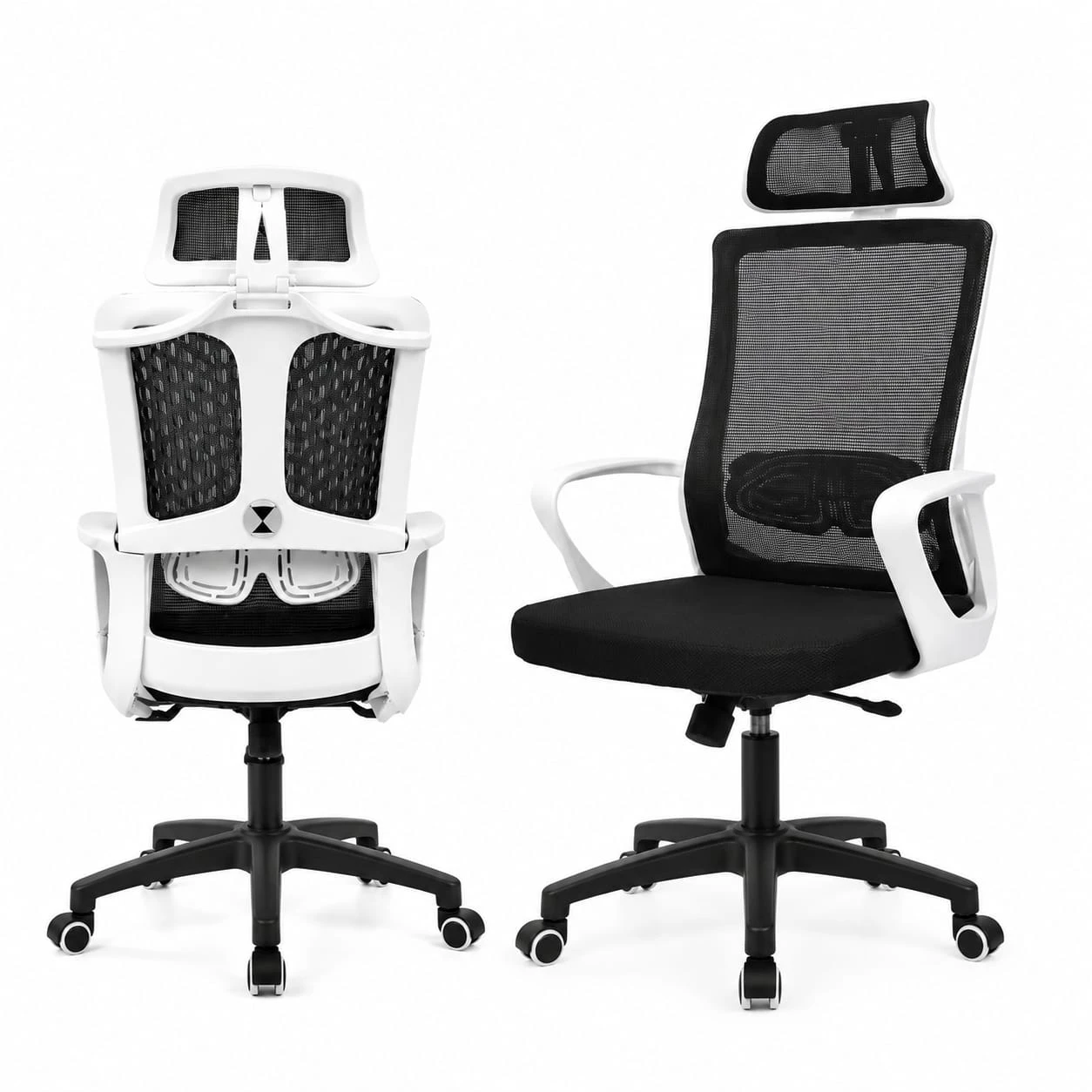 Breathable Mesh Office & Computer Chair with Built-In Lumbar Support