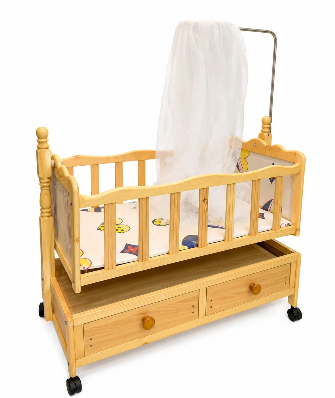 2 Drawer Swing & Baby Cot 2682 D