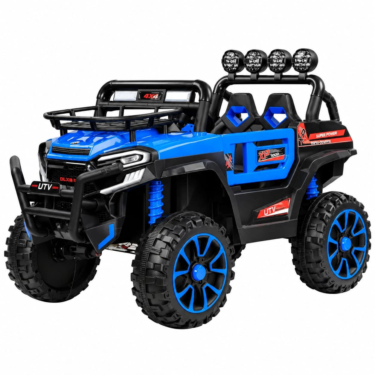 Kids Electric UTV Jeep Model 6188 – 2-Seater Off-Road Ride-On with Premium Leather-Style Seats