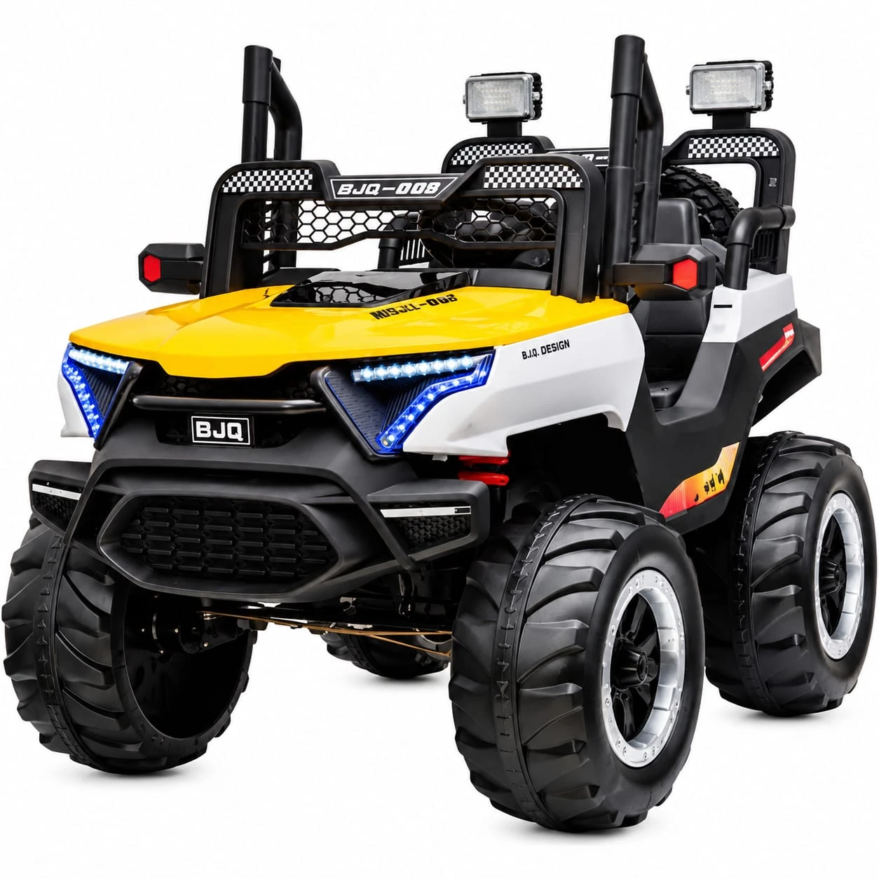 Kids Electric UTV Jeep BJQ-008 – Big Size 12V Ride-On with 4 Motors, Remote Control & Music (Ages 2–12)